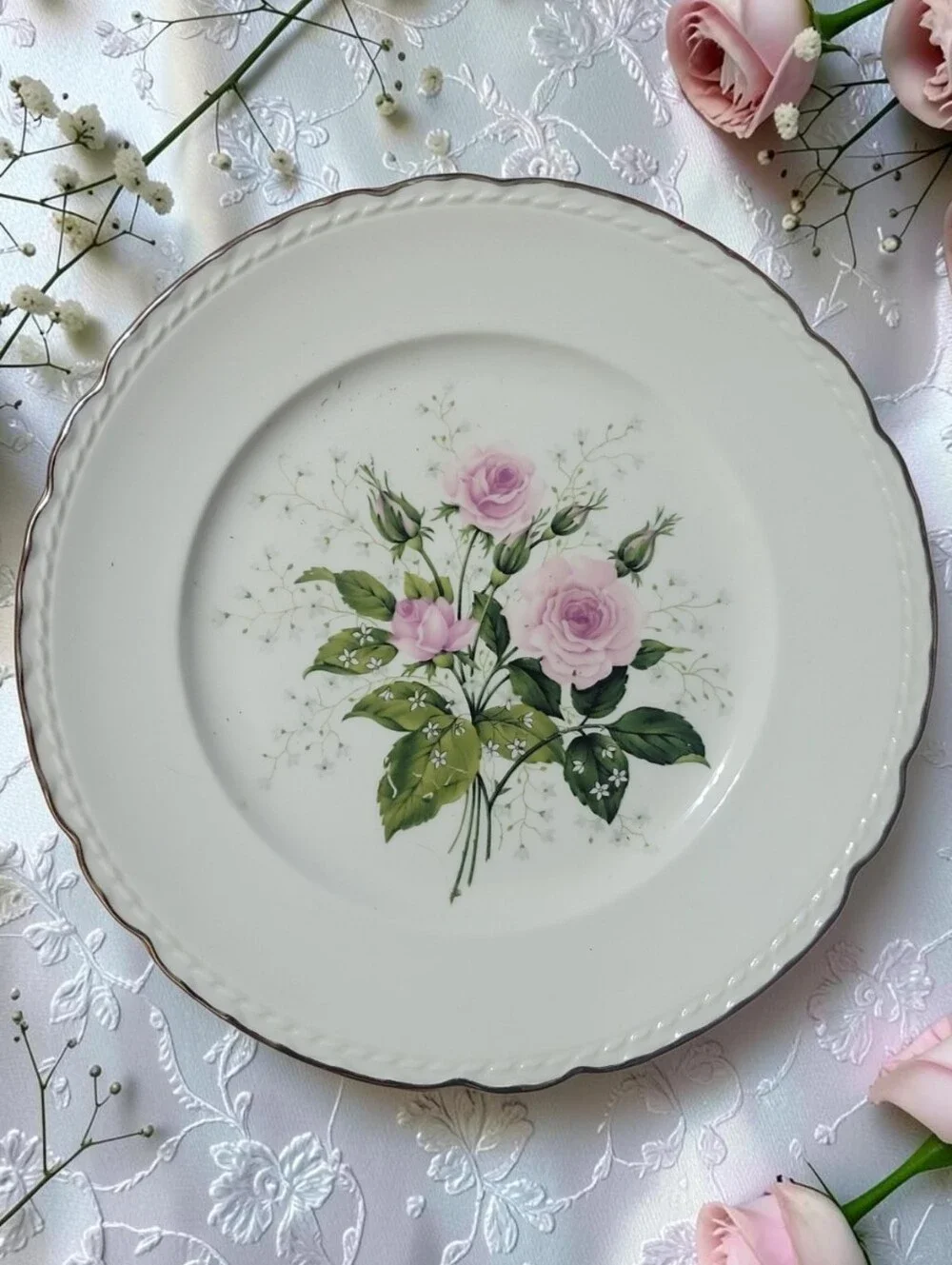 Vtg Dinner Plate EMB7 by Embassy (American) 10 3/8